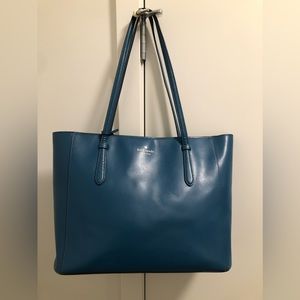 Kate spade !!!!!blue tote EUC